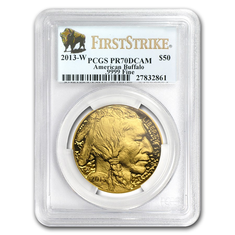 2013-W 1 oz Proof Gold Buffalo PR-70 PCGS (FirstStrike®)