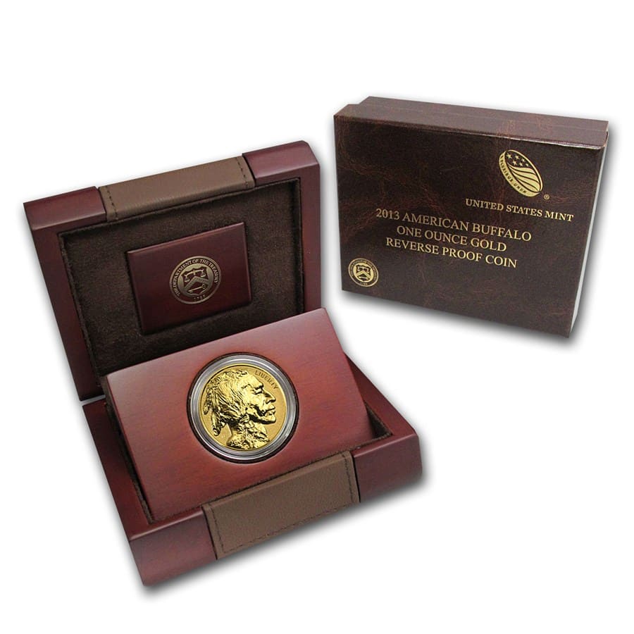 Buy 2013-W 1 oz Reverse Proof Gold Buffalo (w/Box & COA) | APMEX