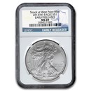 2013 (W) American Silver Eagle MS-69 NGC (Early Releases)