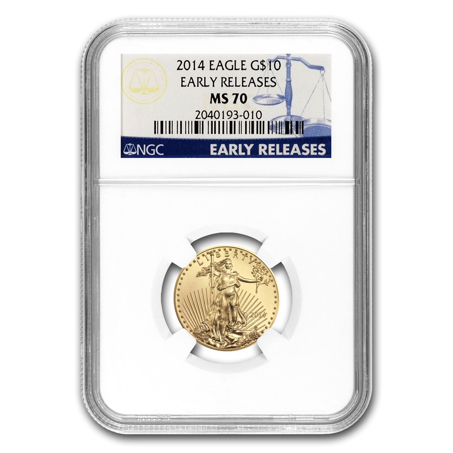 2014 1/4 oz American Gold Eagle MS-70 NGC (Early Releases)