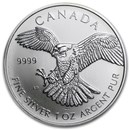 2014 1 oz Silver Birds of Prey Peregrine Falcon (Abrasions/Spots)