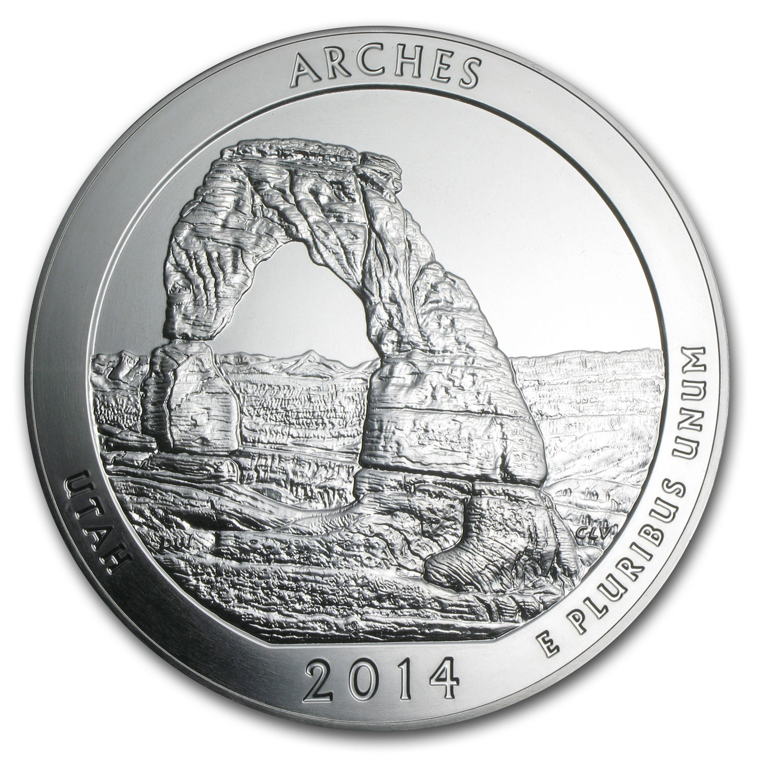 Buy 2014 5 oz Silver ATB Arches National Park, UT | APMEX