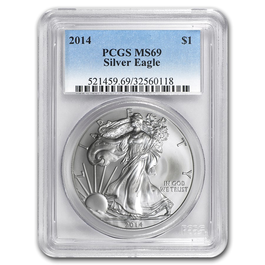 2014 American Silver Eagle MS-69 PCGS