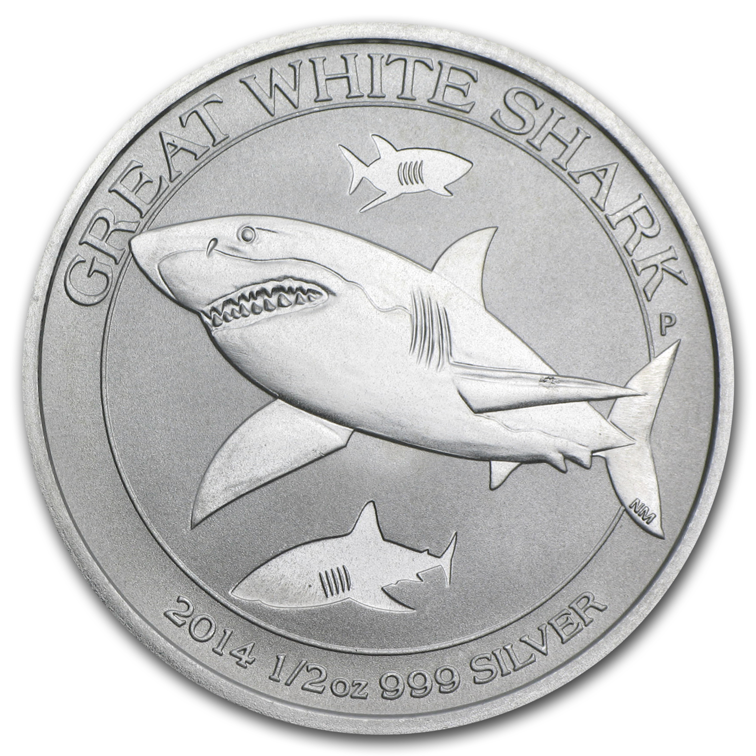 Buy 2014 Australia 1/2 oz Silver Great White Shark BU | APMEX
