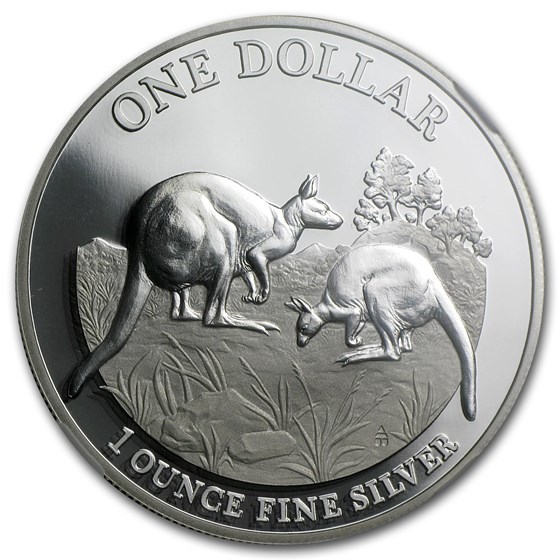 Buy 2014 Australia 1 oz Proof Silver Kangaroo PF-69 NGC | APMEX