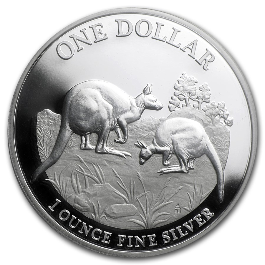 Buy 2014 Australia 1 oz Proof Silver Kangaroo (w/Box and COA) | APMEX