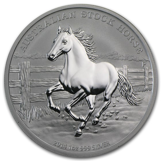 Buy 2014 Australia 1 oz Silver Stock Horse BU | APMEX