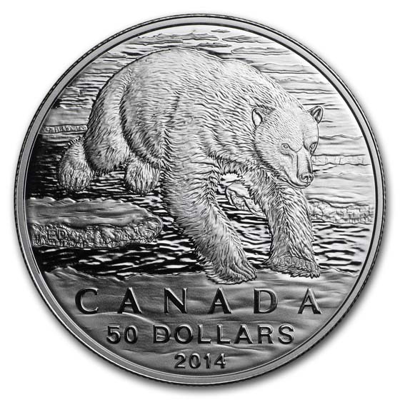 Buy 2014 Canada 1/2 oz Silver $50 Iconic Polar Bear (No COA) | APMEX