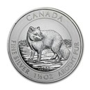 2014 Canada 1.5 oz Silver $8 Arctic Fox BU (Abrasions)