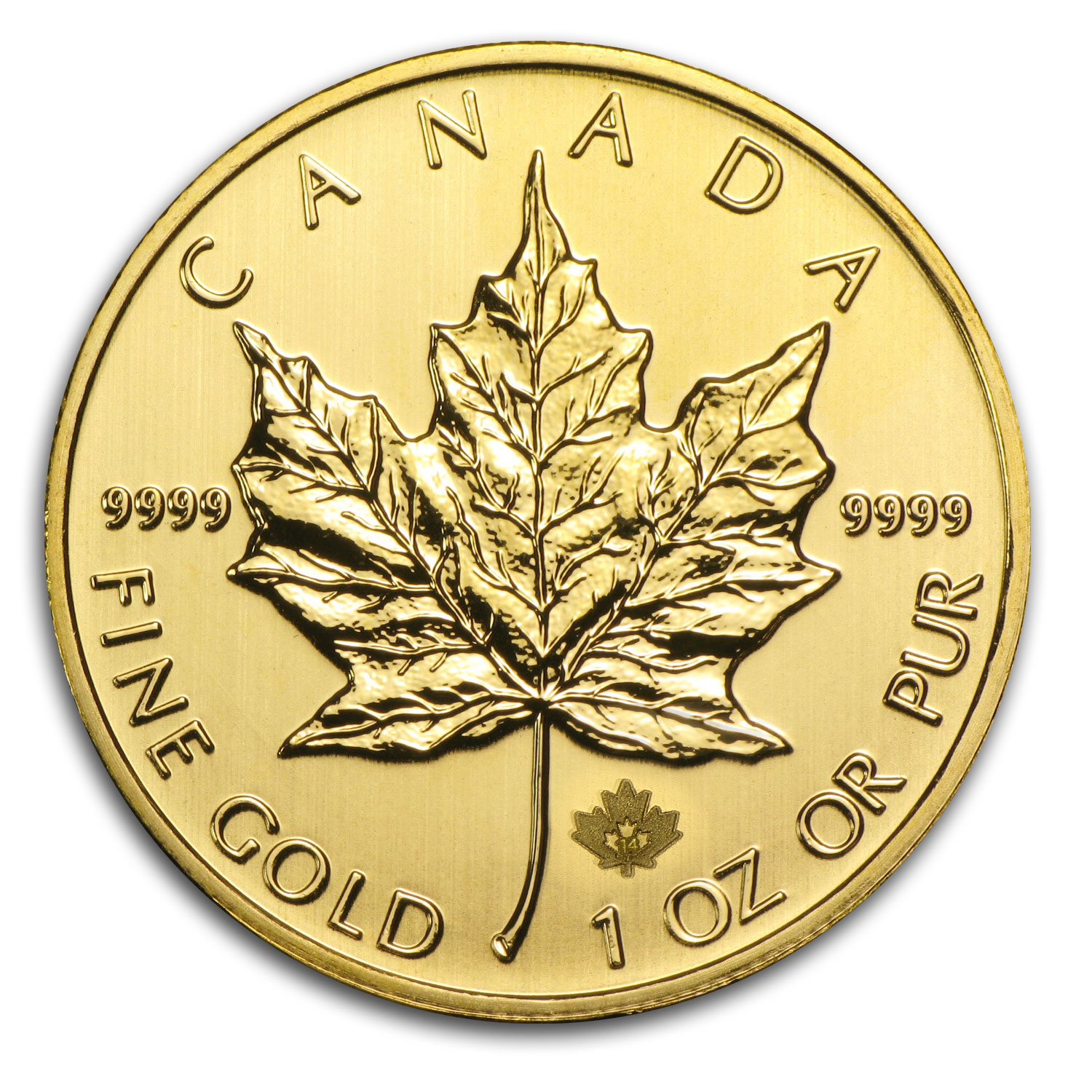 Buy 2014 Canadian 1 oz Gold Maple Leaf BU | APMEX