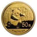 2014 China 1/10 oz Gold Panda BU (Sealed)