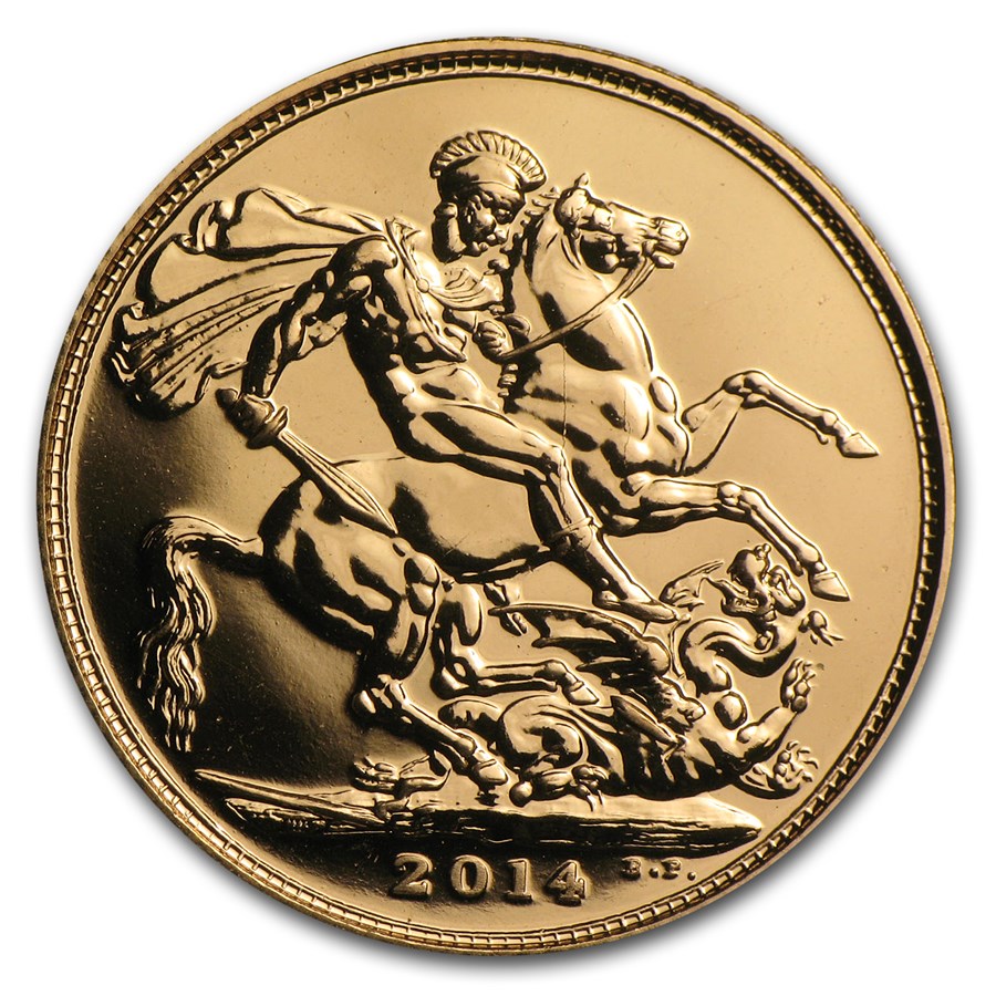2014 Great Britain Gold Sovereign BU