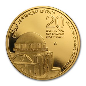 Buy 2014 Israel 1 oz Gold Israel Hurva Synagogue | APMEX