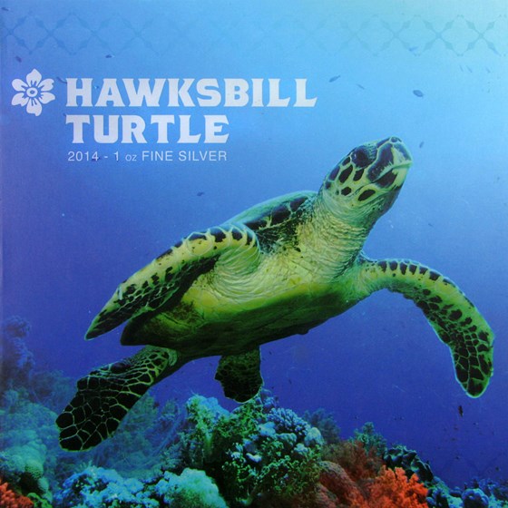 Buy 2014 Niue 1 oz Silver $2 Hawksbill Turtle Commemorative Proof | APMEX