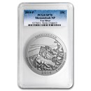 2014-P 5 oz Silver ATB Shenandoah SP-70 PCGS