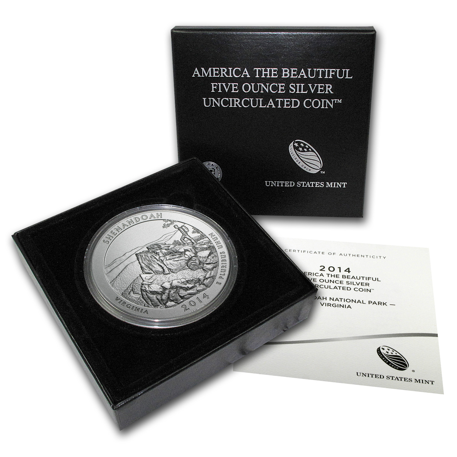 America the Beautiful (ATB) 5 oz Silver Quarter Coins | APMEX