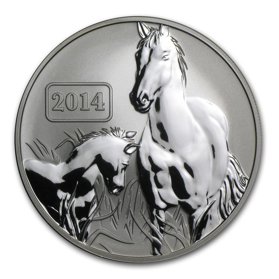 Buy 2014 Tokelau 1 oz Silver Lunar Year of the Horse Reverse Proof | APMEX