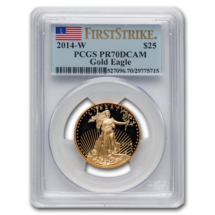 2014-W 1/2 oz Proof American Gold Eagle PR-70 PCGS (FirstStrike®)