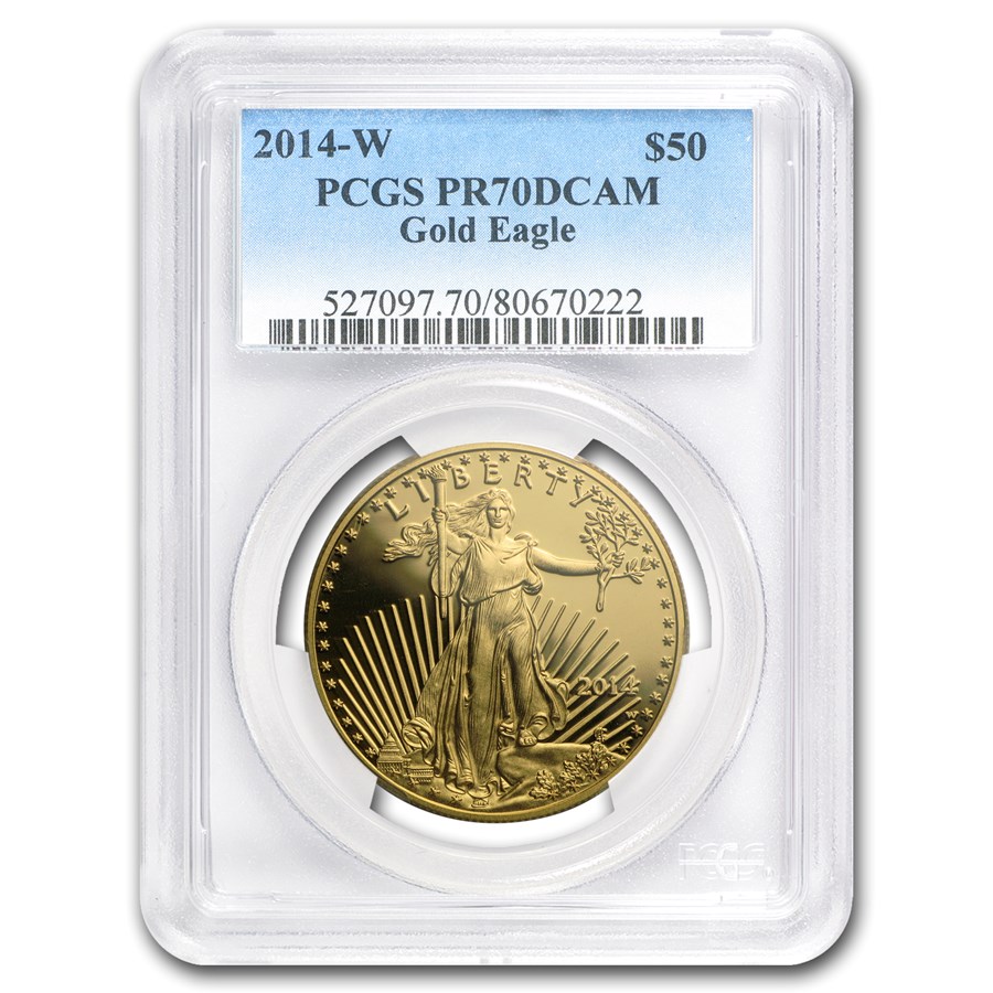 2014-W 1 oz Proof American Gold Eagle PR-70 PCGS