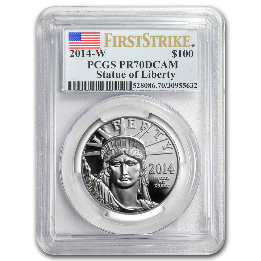 2014-W 1 oz Proof American Platinum Eagle PR-70 PCGS (FS)