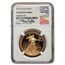 2014-W 1 oz Proof Gold Eagle PF-70 UCAM NGC (Castle Signed)