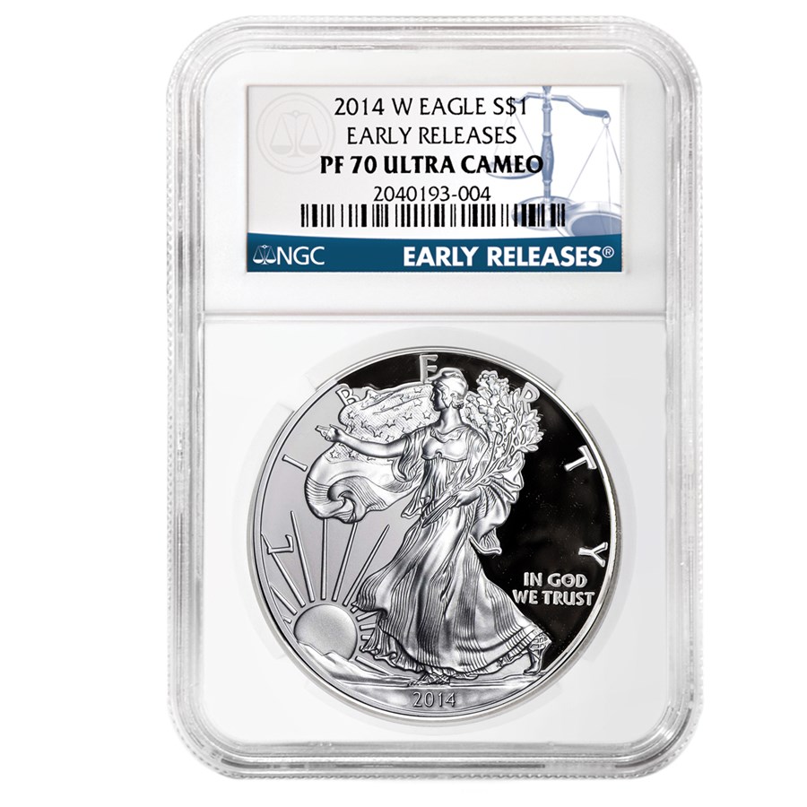 2014-W Proof American Silver Eagle PF-70 NGC (Early Releases)
