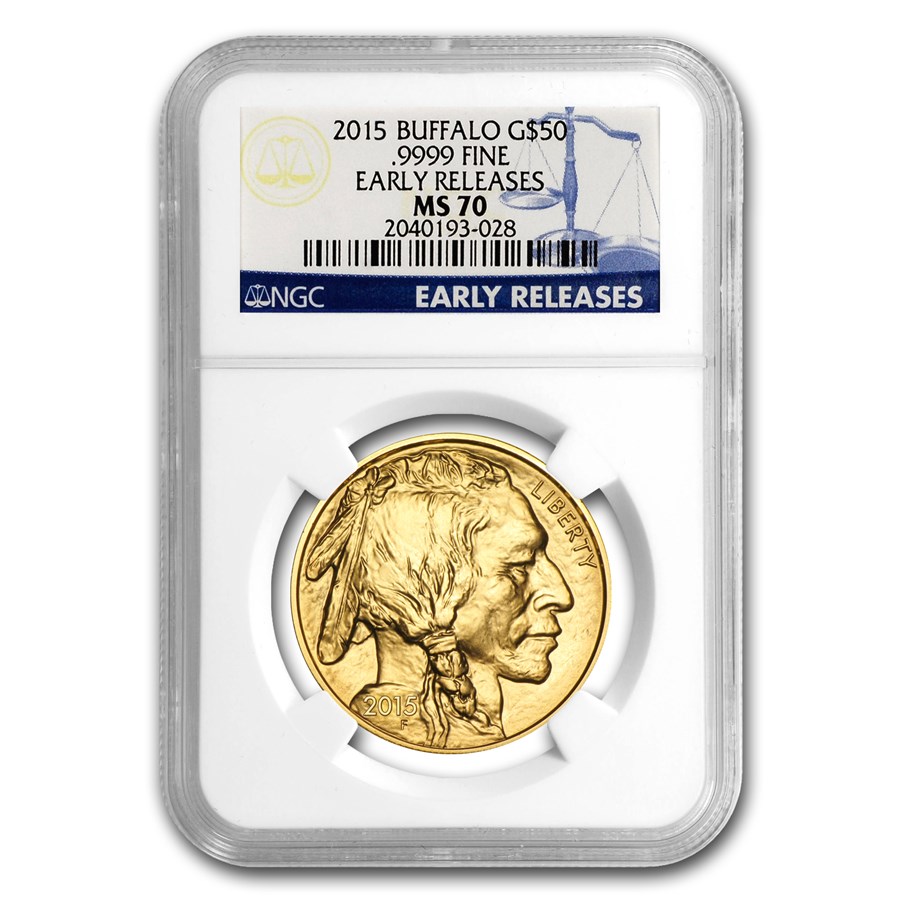 2015 1 oz Gold Buffalo MS-70 NGC (Early Releases)
