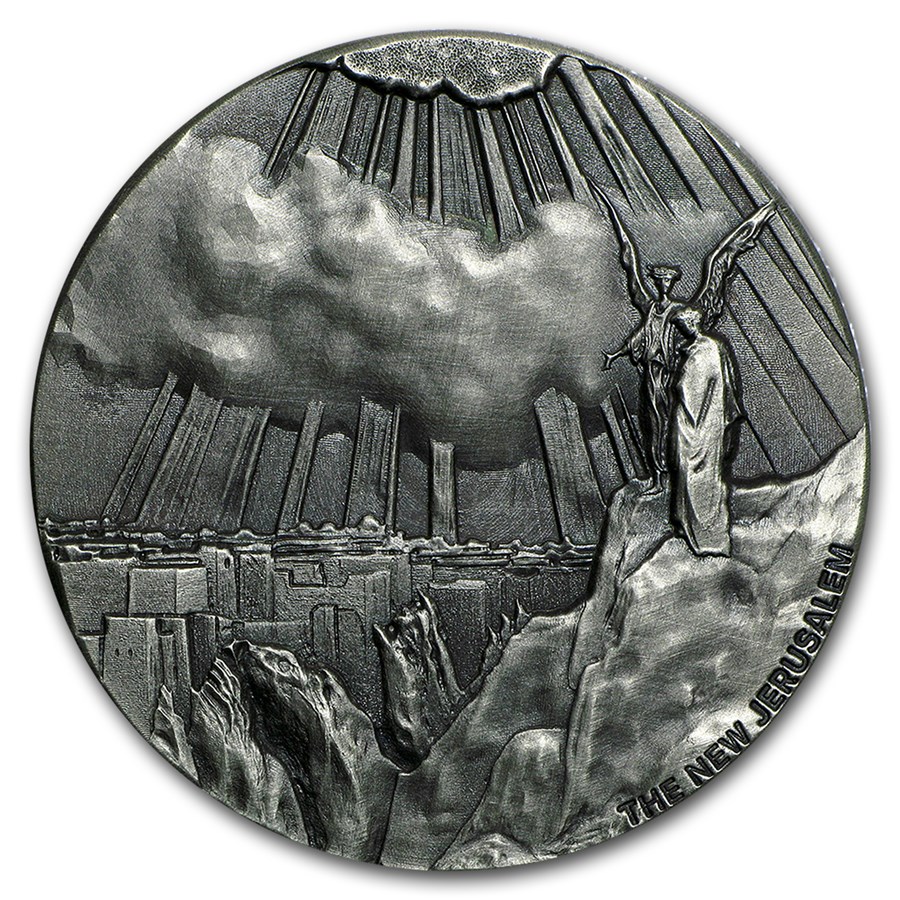 2015 2 oz Silver Coin - Biblical Series (New Jerusalem)