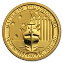 2015 Australia 1/4 oz Gold Battle of the Coral Sea BU