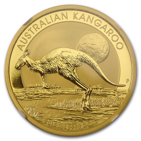 Buy 2015 Australia 1 oz Gold Kangaroo MS-70 NGC | APMEX