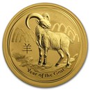 2015 Australia 1 oz Gold Lunar Goat BU (Series II)