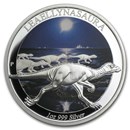 2015 Australia 1 oz Silver Age of Dinosaurs Pf (Leaellynasaura)