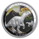 2015 Australia 1 oz Silver Age of Dinosaurs Pf (Muttaburrasaurus)