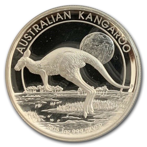 Buy 2015 Australia 1 oz Silver Kangaroo PF-70 (High Relief, ER) | APMEX