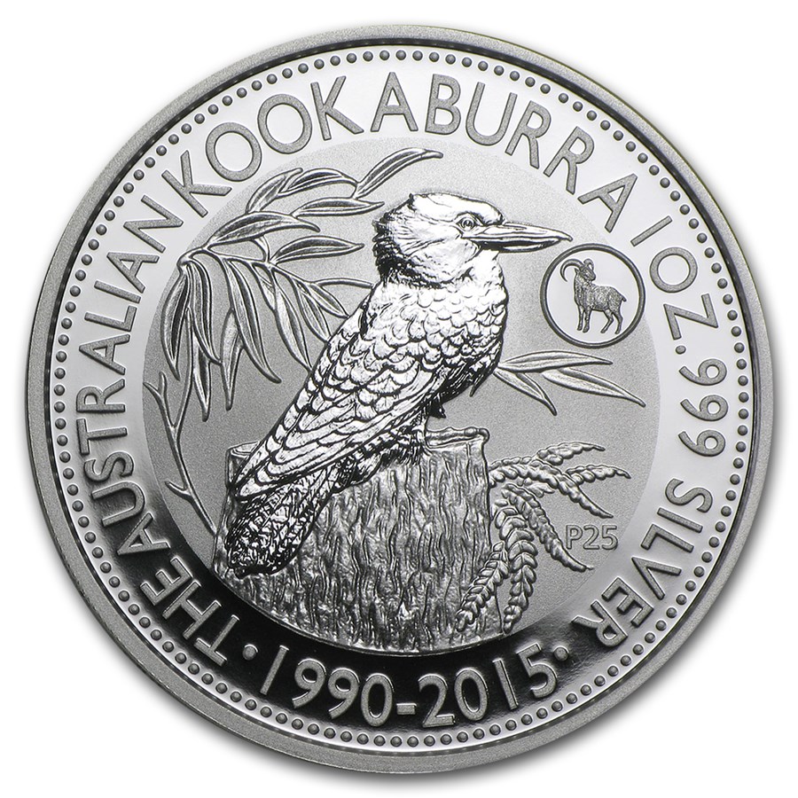 2015 Australia 1 oz Silver Kookaburra BU (Goat Privy)