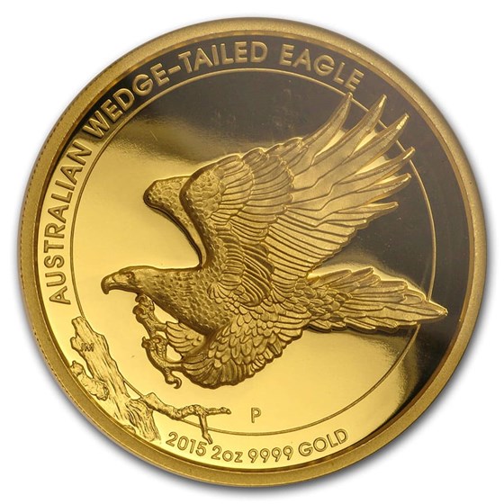 Buy 2015 Australia 2 oz Gold Proof Wedge Tailed Eagle PF-70 NGC UC | APMEX