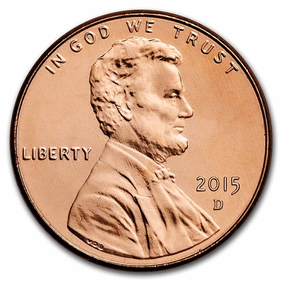 2015-D Lincoln Cent BU (Red)