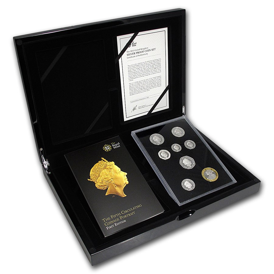 Buy 2015 GB 8-Coin Silver 1st Edition Circulating Pf Set (5th Effigy ...