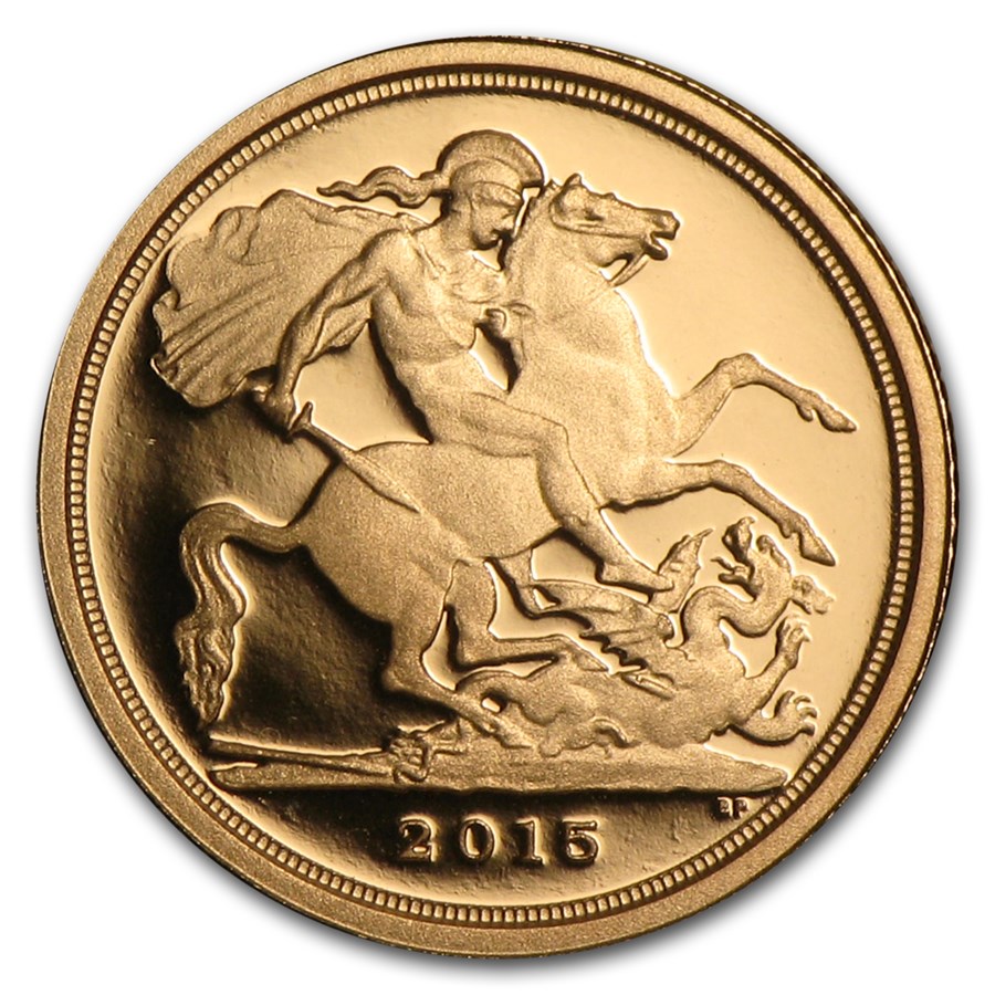 Buy 2015 Great Britain Gold 1/4 Sovereign Proof (w/Box & COA) | APMEX