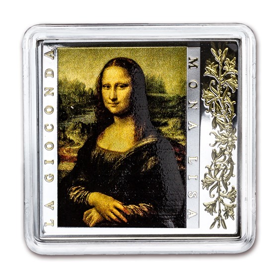 Buy 2015 Niue Silver Renaissance Masterpieces Mona Lisa (Damaged) APMEX