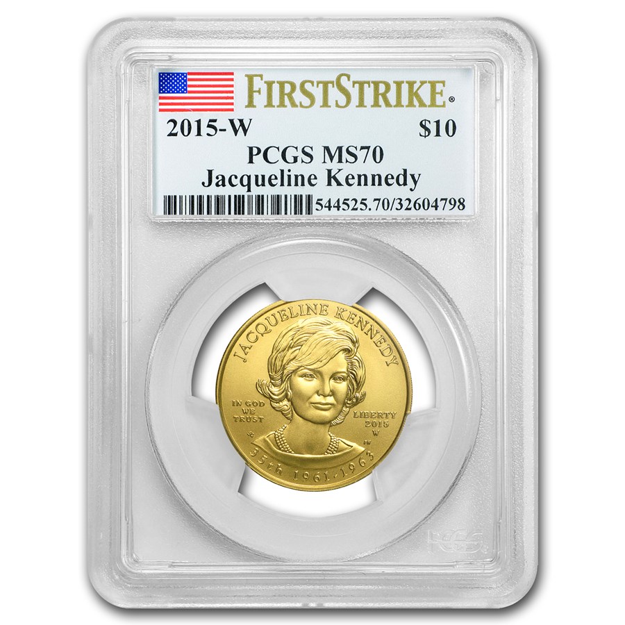 2015-W 1/2 oz Gold Jacqueline Kennedy MS-70 PCGS (FS)