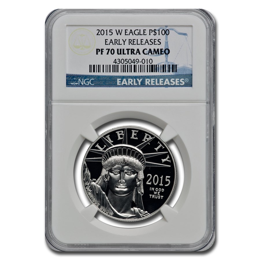 2015-W 1 oz Proof American Platinum Eagle PF-70 UCAM NGC (ER)