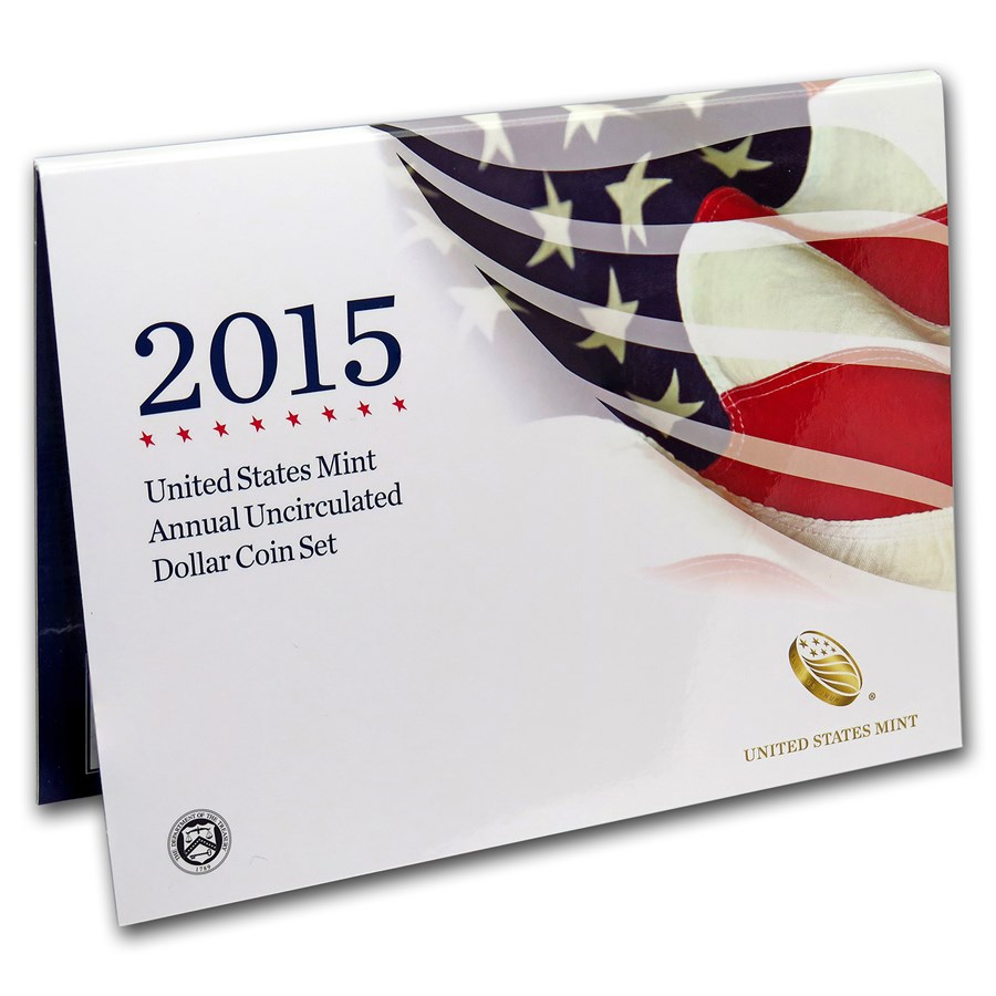 2015-W 6-Coin U.S. Mint Annual Uncirculated Dollar Set