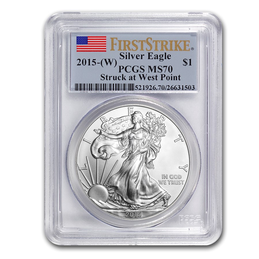 Buy 2015 (W) American Silver Eagle MS-70 PCGS (FirstStrike®) | APMEX