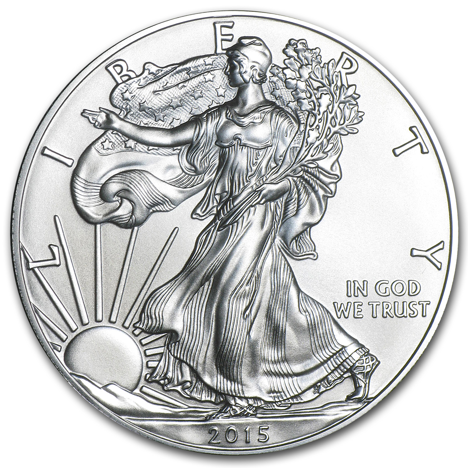 Buy 2015-W Burnished American Silver Eagle (w/Box & COA) | APMEX