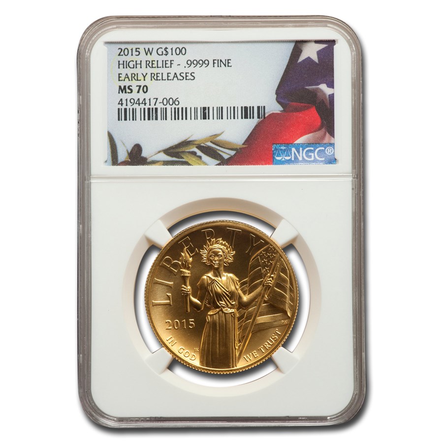 2015-W HR American Liberty Gold MS-70 NGC (Early Releases)