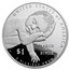 2015-W U.S. March of Dimes $1 Silver Commem Proof (Capsule Only)