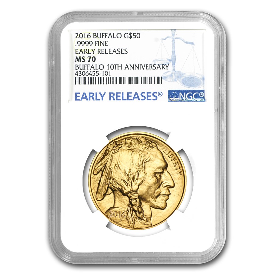 2016 1 oz Gold Buffalo MS-70 NGC (Early Releases)