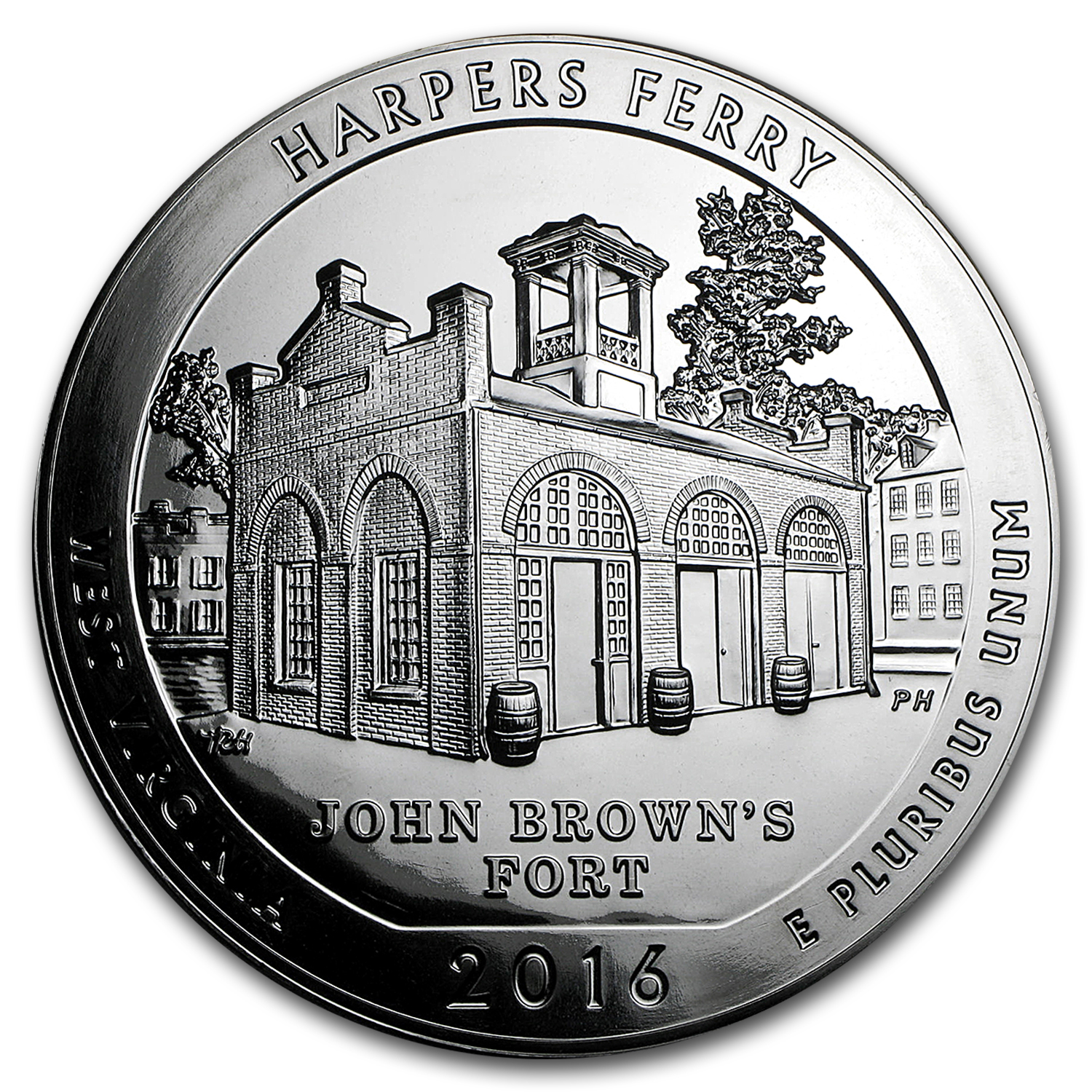 Buy 2016 5 oz Silver Harpers Ferry National Park | APMEX