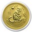 2016 Australia 1/4 oz Gold Lunar Monkey BU